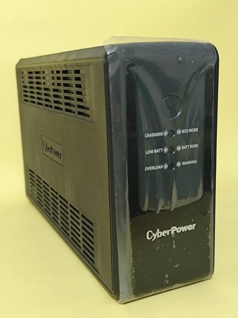 CyberPower UPS UT800EG (Category: Other Accessories) located in Manila. Submitted by gpmartinez26575 (Listing ID 1422121885, Image 2). Description: - Line-interactive UPS Topology - Automatic Voltage Regulation (AVR) - LED Status Indicator - Surge and Spike Protection - High-speed Ethernet Data Transmission - EMI and RFI Filtration - Energy Saving Technology - Generator Compatible - Overload Protection - Phone/Fax/Modem/DSL/Network Protection - C