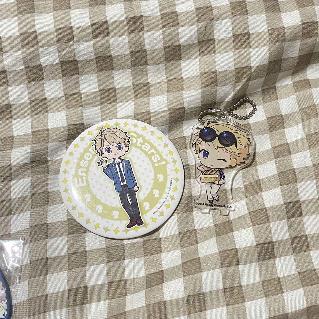 Ensemble stars merch set | enstars (Category: Plushies & Soft Toys) located in San Fernando. Submitted by nyantoro (Listing ID 1422233352, Image 2). Description: sold as set only 🎀 wysiwyg 🎀 18 pcs 🎀 x to sensi 🎀 sena plush with paper tag MOP/MOD 🎀 gcash 🎀 direct jnt only — 90 - 190 sf range depends on ur location and how big the item is 🎀 shipping date depends on my free time 🎀 no rush shipping pls.