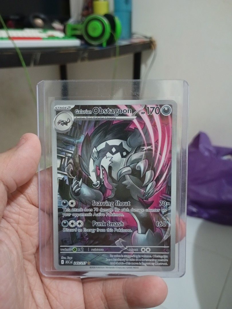 target virtual line pokemon cards 2021 Pokemon Japanese Vmax Climax 207 Full Art Galarian Obstagoon PSA  3G  Cards & Collectibles, LLC