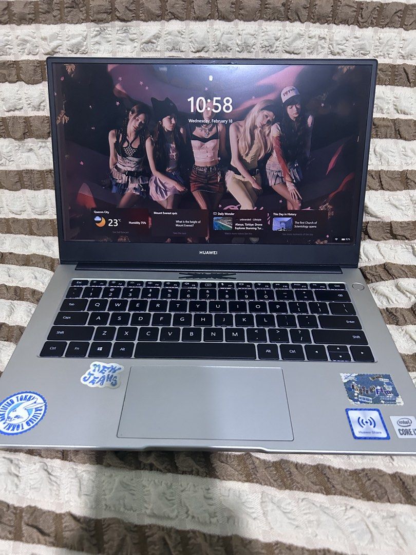 Huawei Matebook D14 2020 i3-10110U (Category: Laptops & Notebooks) located in Quezon City. Submitted by jxxwxn (Listing ID 1422206597, Image 1). Description: Huawei Matebook D14 2020 - 256gb SSD - 8gb RAM - Windows 11 - Fingerprint is working ✅ - Camera is working ✅ - Original charger included - Battery life 5-6 hours (basic browsing) Issues: - Some keys are not functioning (Y,H,N,6) - Rubber feet needs replacement Can negotiate but the price sho