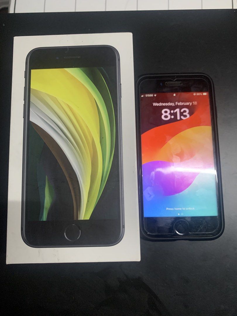 Iphone SE (Category: iPhone SE Series) located in Manila. Submitted by foreverble80256 (Listing ID 1422085876, Image 3). Description: Hey there! 👋 Selling my iPhone SE! It's the sleek black model, and it comes with the original box. Perfect for anyone looking for a reliable and stylish phone. Check out the pics and let me know if you have any questions! 😉.
