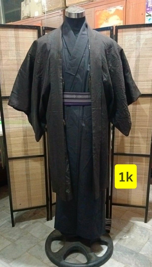 japanese kimono set for men (Category: Sets & Coordinates) located in Paranaque City. Submitted by kimono_sisters27 (Listing ID 1422099540, Image 3). Description: - Japanese Kimono set for men - Includes kimono and obi (sash) - Available in various colors - Sizes available - Meetup at Barangay Village Chapel.