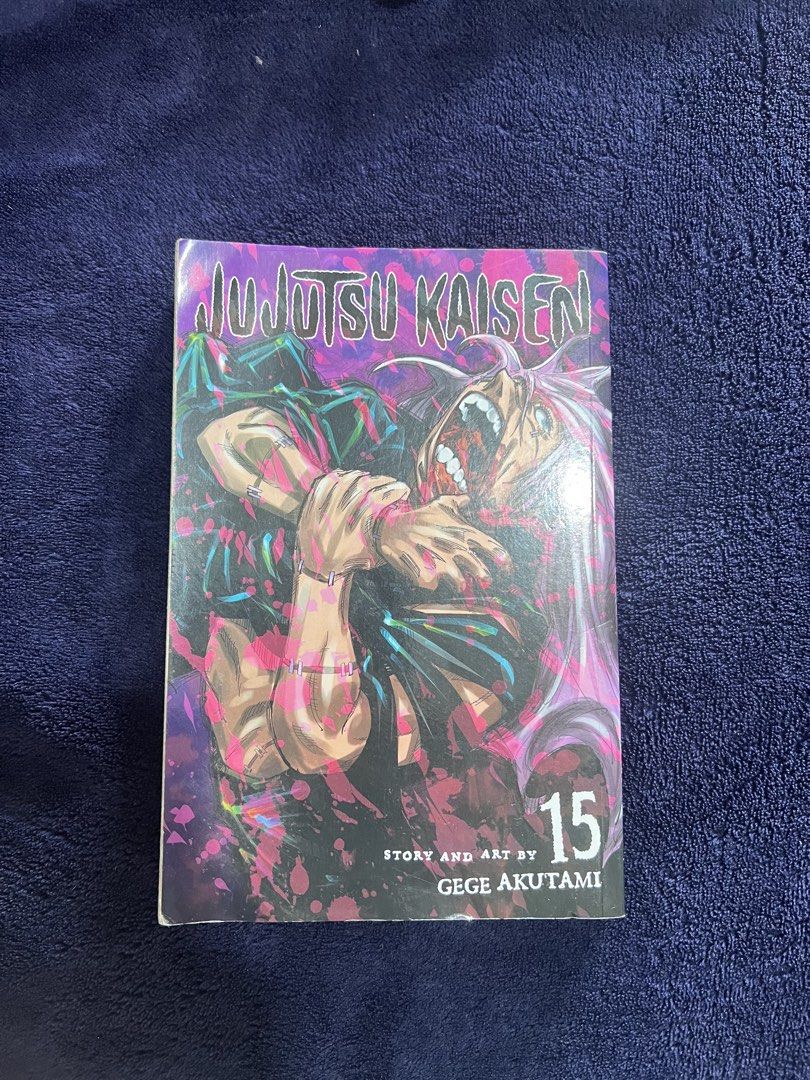 Jujutsu Kaisen Volume 15 (Category: Comics & Manga) located in Paranaque City. Submitted by averyphile (Listing ID 1422109322, Image 1). Description: ‼️ Payment First Policy - Yellowing Pages Official manga and bought from Fully Booked a few years ago..
