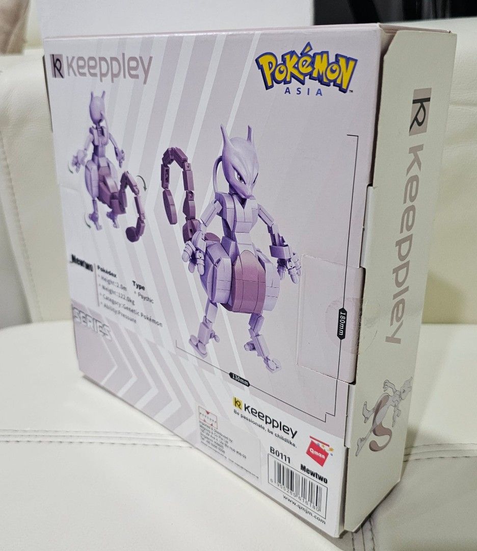Keepley Pokemon Asia Mewtwo Building Block Set, Toys & Collectibles ...
