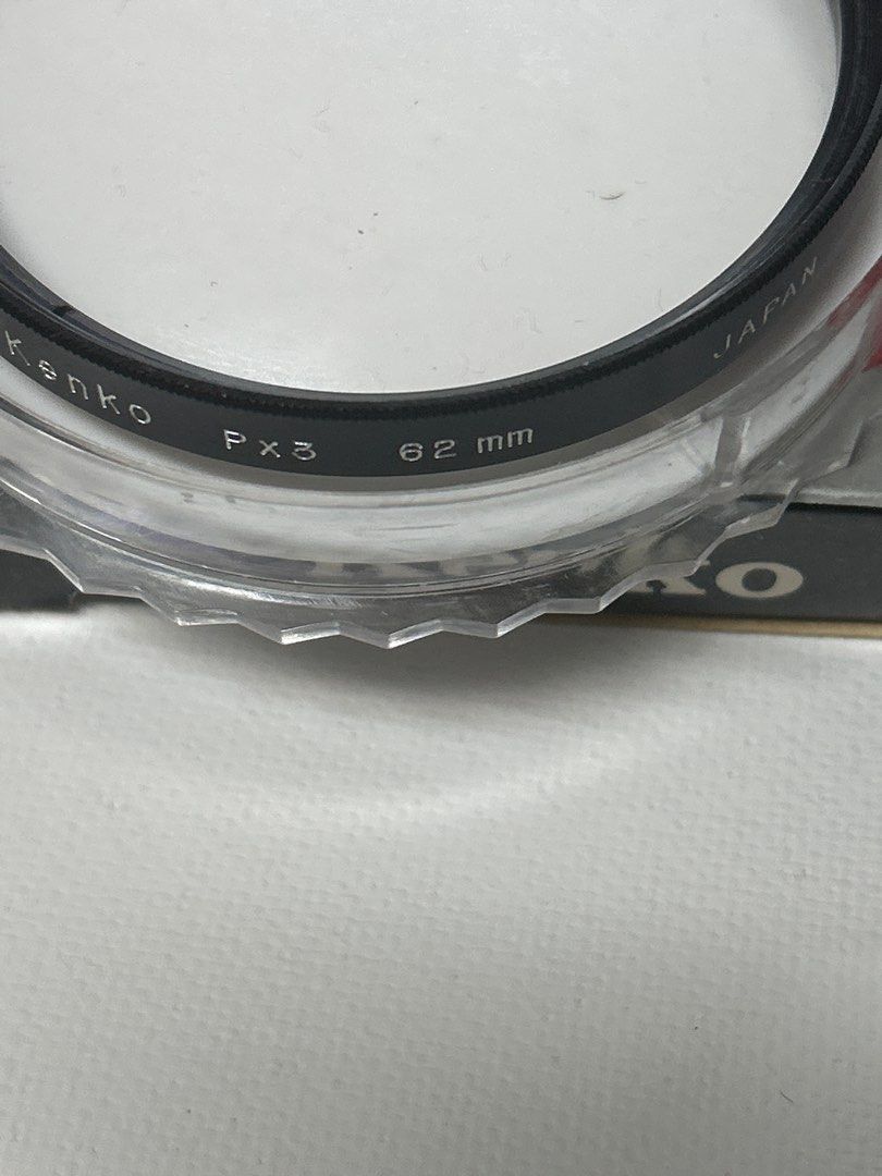 Kenko Optical Filter for Color PX3 62mm (Category: Lens & Kits) located in Bulacan. Submitted by ourdailybreads (Listing ID 1422092869, Image 2). Description: - Kenko PX3 Color Filter - 62mm size - For color correction - Includes original box - Made in Japan.