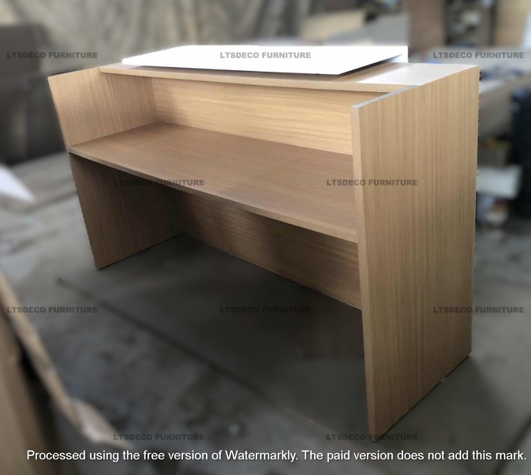 Laminated counter table desk office partition furnitures, Furniture ...