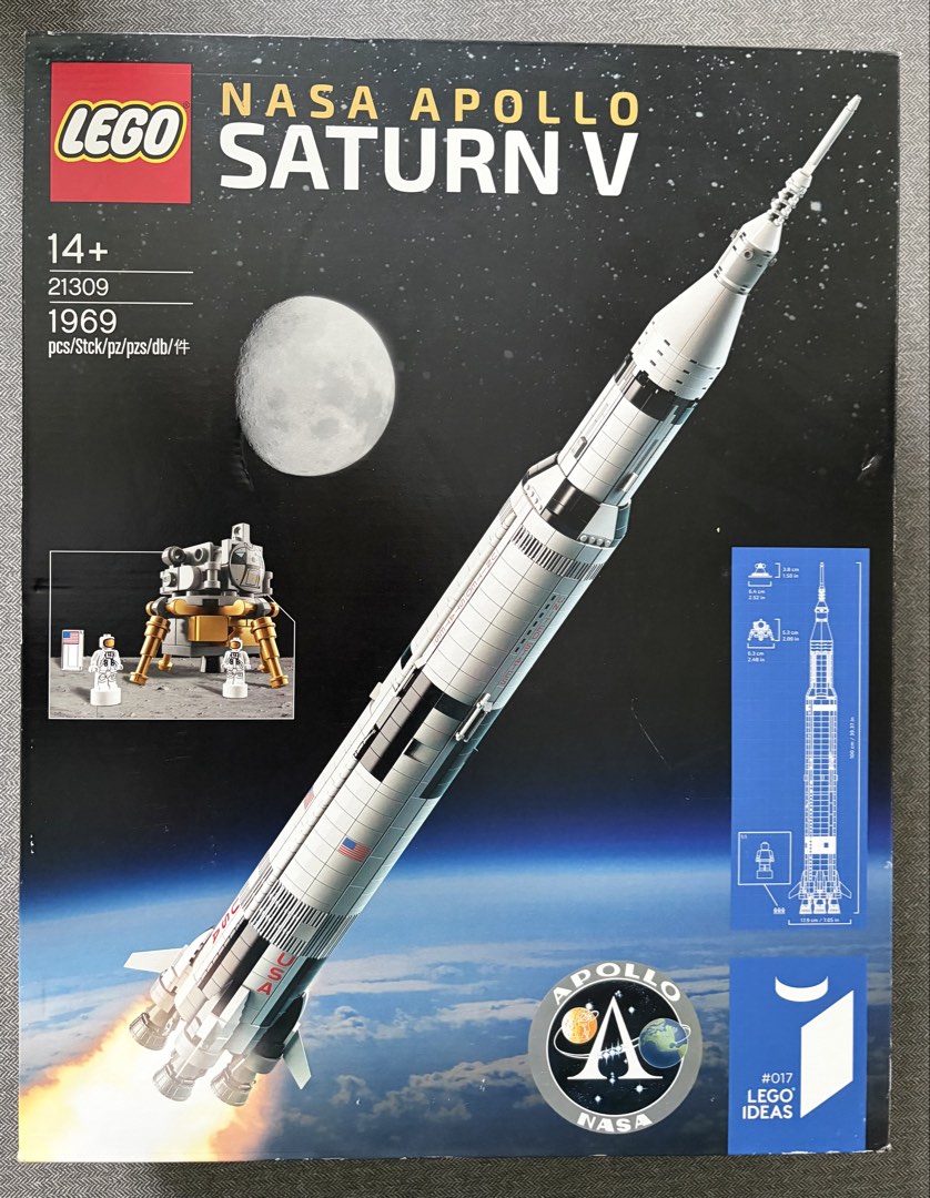 LEGO NASA Apollo Saturn V 21309, Hobbies & Toys, Toys & Games on Carousell