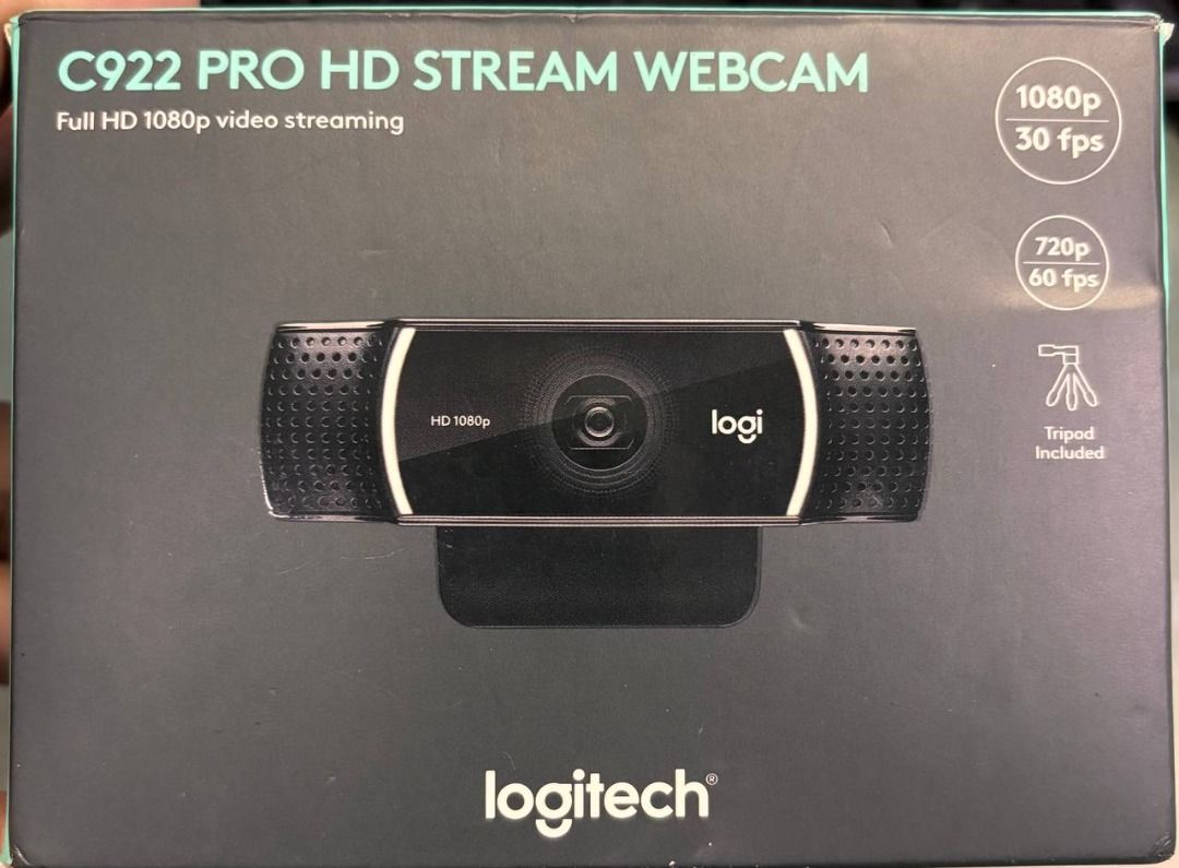 Logitech C922 Pro HD Stream Webcam, Computers & Tech, Parts ...