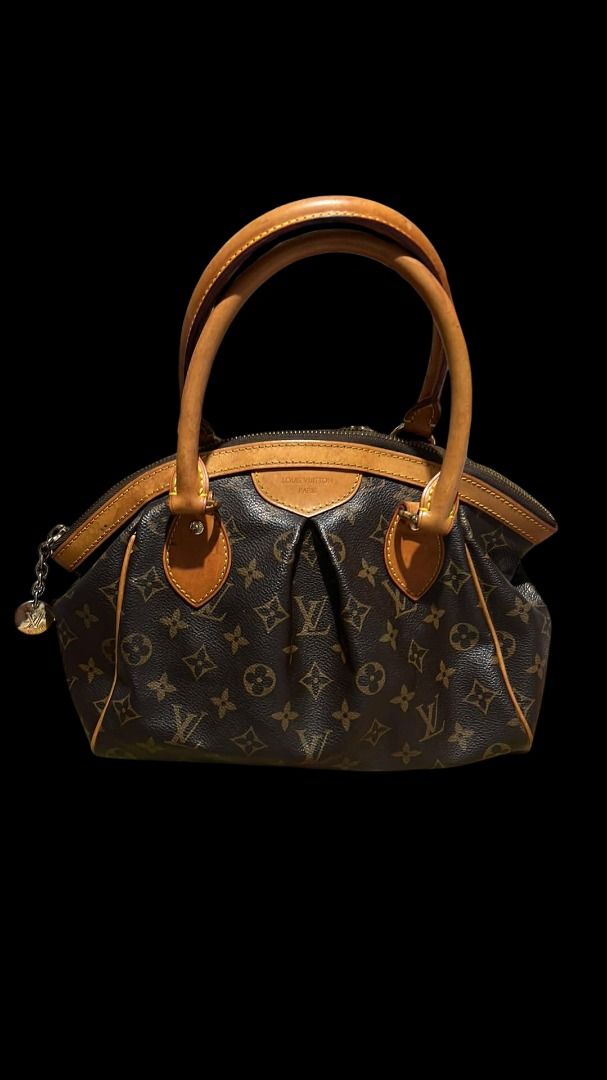 Louis Vuitton Tivoli PM (Category: Luxury Bags & Wallets) located in Quezon City. Submitted by njood (Listing ID 1422204166, Image 1). Description: Leather monogram and hardware - in very good condition zipper head and zipper pull - in very good condition Fairly used Measurement : L35 x H23 x D12 cm Drop : 10 cm Remarks: With signs of use on vachetta leather and hardware.