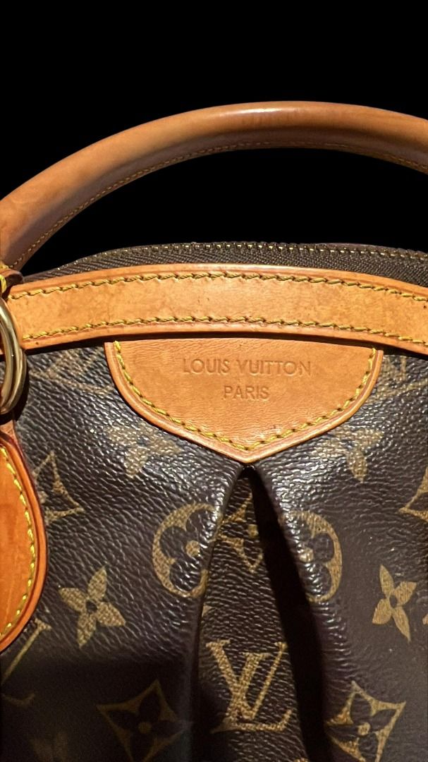 Louis Vuitton Tivoli PM (Category: Luxury Bags & Wallets) located in Quezon City. Submitted by njood (Listing ID 1422204166, Image 3). Description: Leather monogram and hardware - in very good condition zipper head and zipper pull - in very good condition Fairly used Measurement : L35 x H23 x D12 cm Drop : 10 cm Remarks: With signs of use on vachetta leather and hardware.