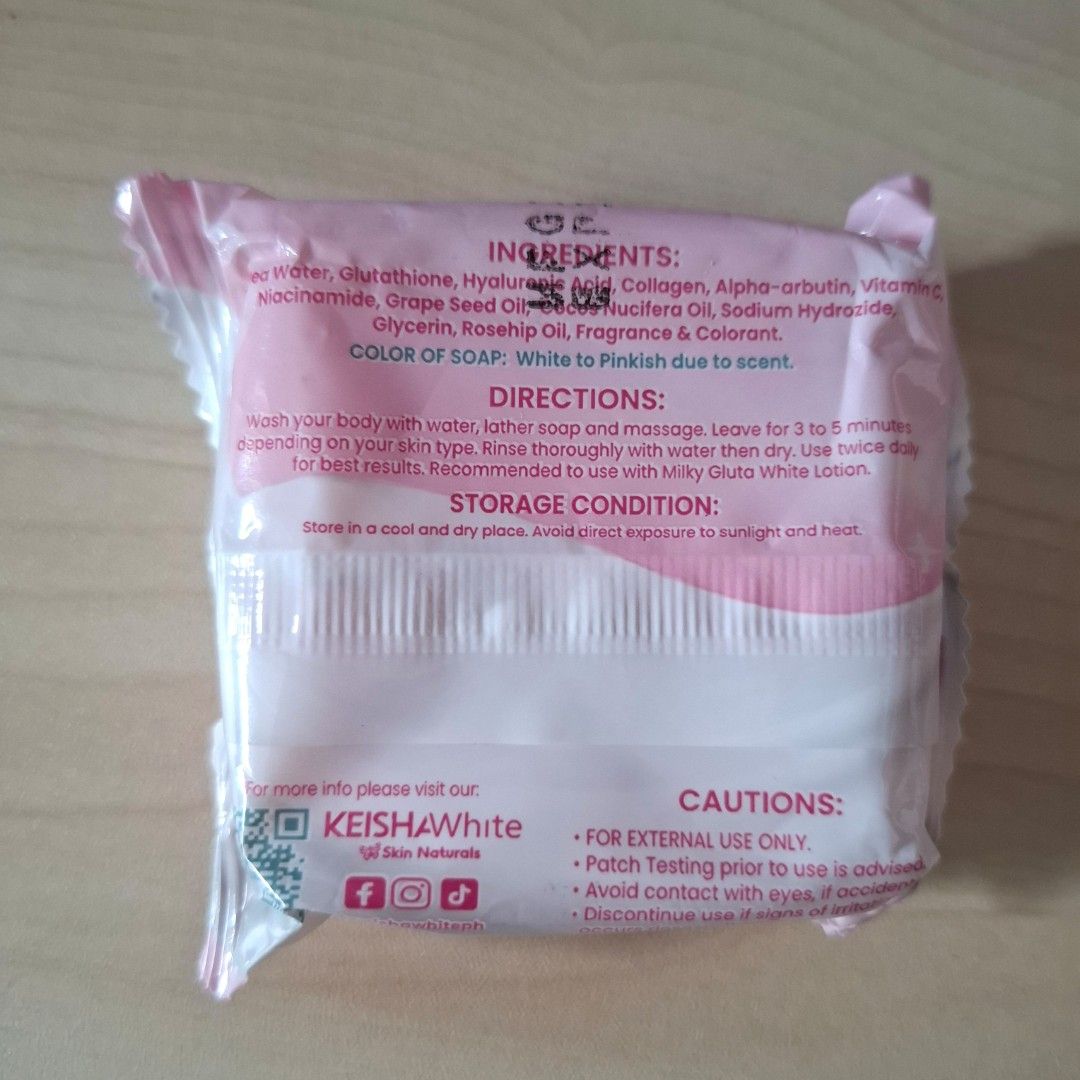 Milk Gluta White Soap bar (Category: Bathtub & Bath Accessories) located in Quezon City. Submitted by an.marie (Listing ID 1422175231, Image 2). Description: .