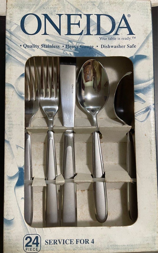 Oneida Cutlery Set (Category: Dinnerware & Cutlery) located in Las Pinas. Submitted by amt1016 (Listing ID 1422094195, Image 1). Description: .