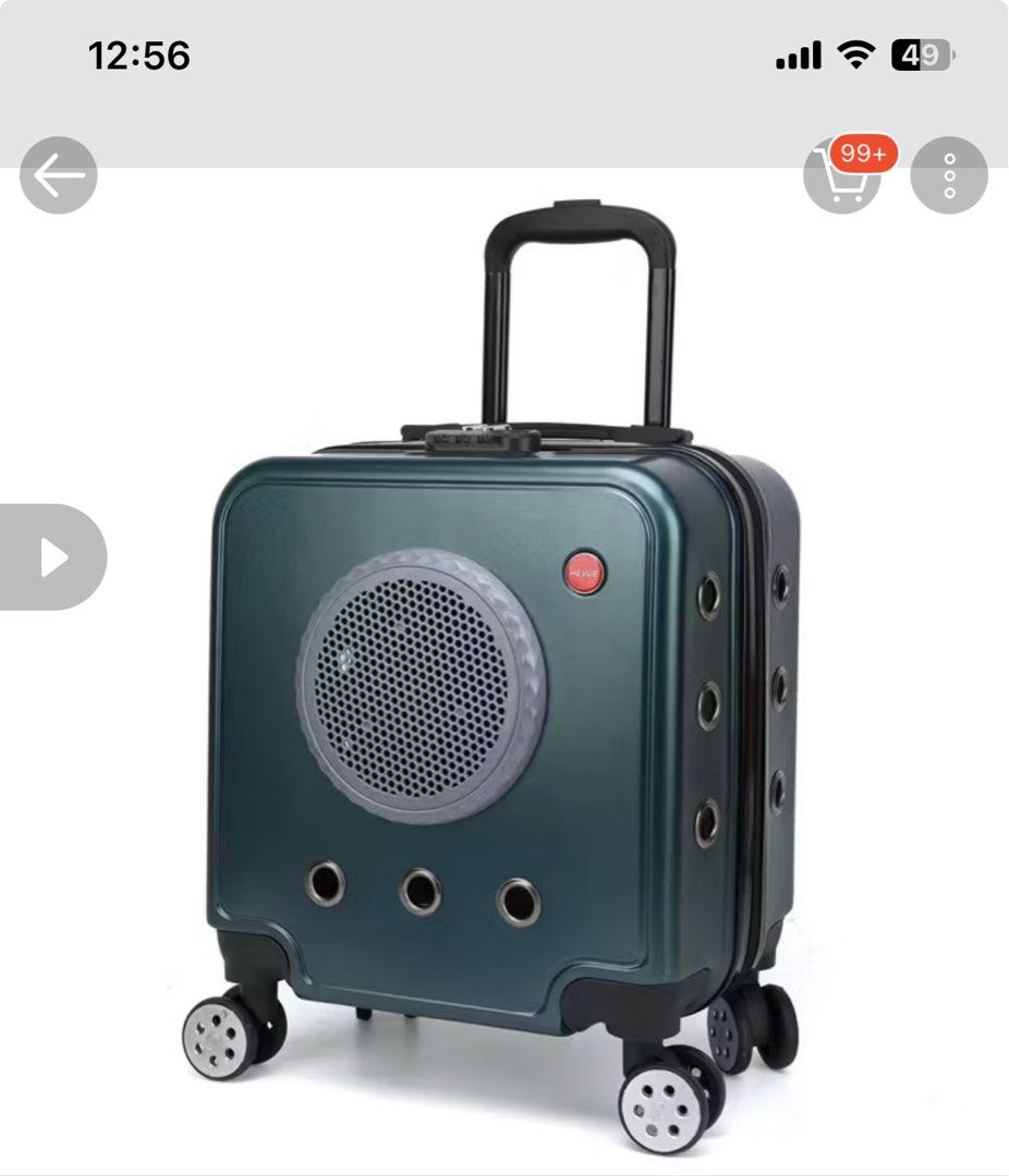 PET Carrier Stroller Color DARK GREEN (Category: Carriers & Slings) located in Quezon City. Submitted by happytoolbox (Listing ID 1422117059, Image 1). Description: 🔐php 1,500 FIXED PRICE BRAND NEW Bought this for 2,399 (Discounted using my remaining appWallet balance ) including shipping. Never used it. Smooth Rotating, Wheels. Can fit 1-2 small dogs/cats. Only 1 Available Color: DARK METALIC GREEN Hard Case DURABLE Furbaby-Safe All good no iss