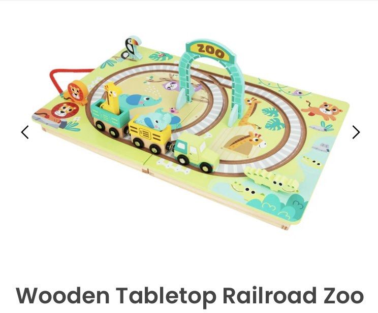 Tooky Toy Tabletop Railroad Zoo (Category: Kids Toys) located in Quezon City. Submitted by calixboy (Listing ID 1422173515, Image 1). Description: Payment first via gcash/bank transfer Pick-up/Lalamove only Location: Novaliches.