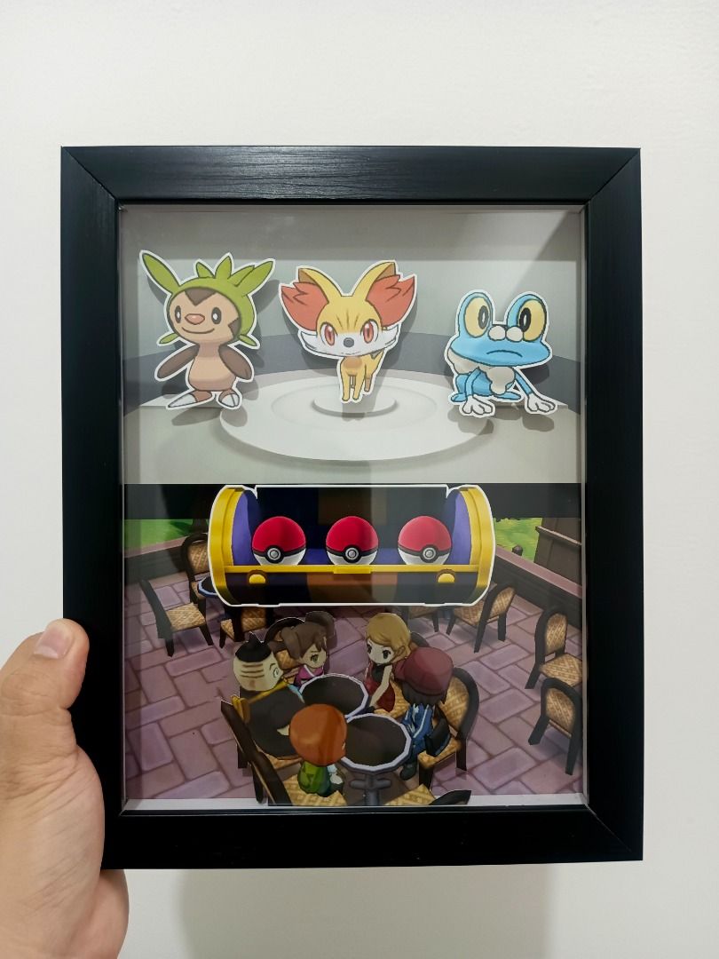 Pokemon Generation 6 (X & Y) Video Game Shadow Box, Video Gaming, Video ...