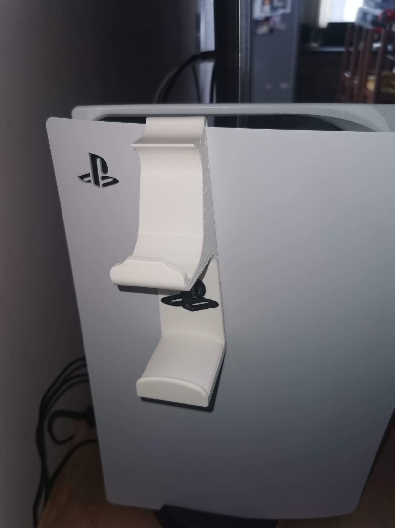 PS5 DualSense & Pulse Elite Desktop Mount | Integrated Controller & Headset Stand (Category: Controllers) located in Mandaluyong City. Submitted by heyitslaaaance (Listing ID 1422118550, Image 1). Description: Organize your gaming desk with this custom-fit DualSense and Headset Mount. This desktop stand is designed specifically for the PS5 ecosystem, allowing you to store and charge your gear in one compact footprint. The stand features a dedicat