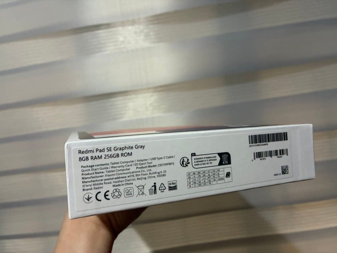 Redmi Pad SE (Category: Android) located in Aliaga. Submitted by kmapparel (Listing ID 1422087830, Image 3). Description: 1st owner brand new nabili.