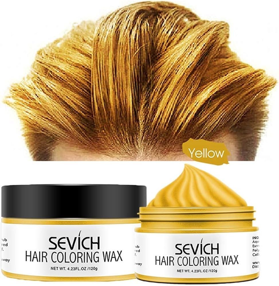 SEVICH Hair Coloring Wax (Category: Hair) located in Manila. Submitted by nazmanaziz79 (Listing ID 1422114888, Image 2). Description: SEVICH Hair Coloring Wax is available in various colors. It is a temporary hair dye that can be used for styling. The wax comes in different colors such as gray, yellow, white, blue, purple, red, and brown. It is suitable for all hair types and easy to apply..