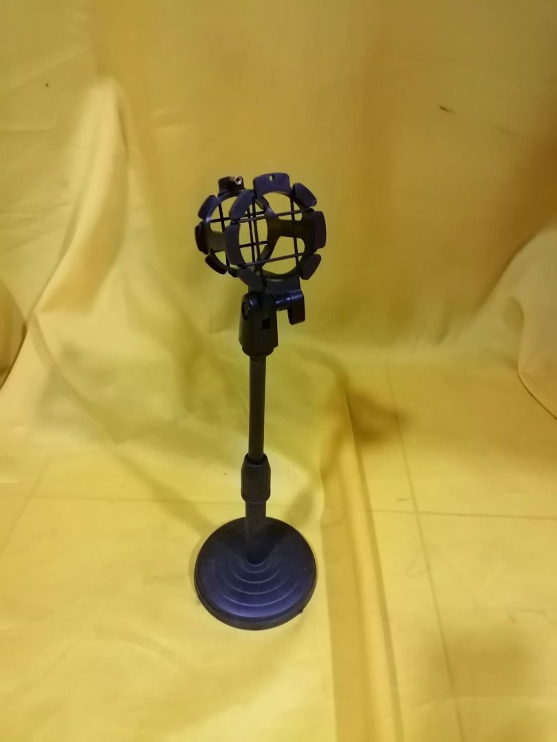 Shock mount desktop stand pvc type (Category: Microphones) located in Quezon City. Submitted by newwhale.f1c027 (Listing ID 1422099463, Image 1). Description: P250 pvc type shock mount microphone holder desktop stand Brandnew pick up Lagro fairview Q.C. or via delivery lalamove rider po. Delivery fee sagot po ni buyer.. Pwed din kayo ang mag book ng rider..fb page BSAonlinestore .