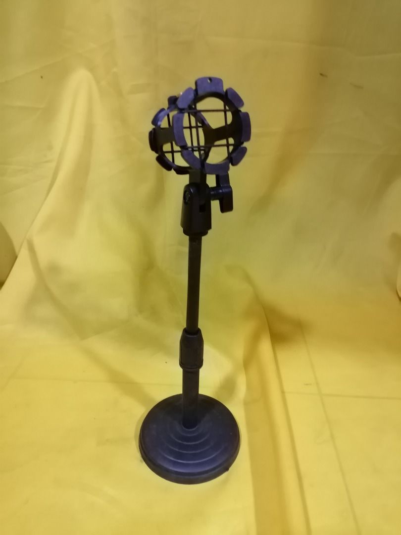 Shock mount desktop stand pvc type (Category: Microphones) located in Quezon City. Submitted by newwhale.f1c027 (Listing ID 1422099463, Image 2). Description: P250 pvc type shock mount microphone holder desktop stand Brandnew pick up Lagro fairview Q.C. or via delivery lalamove rider po. Delivery fee sagot po ni buyer.. Pwed din kayo ang mag book ng rider..fb page BSAonlinestore .