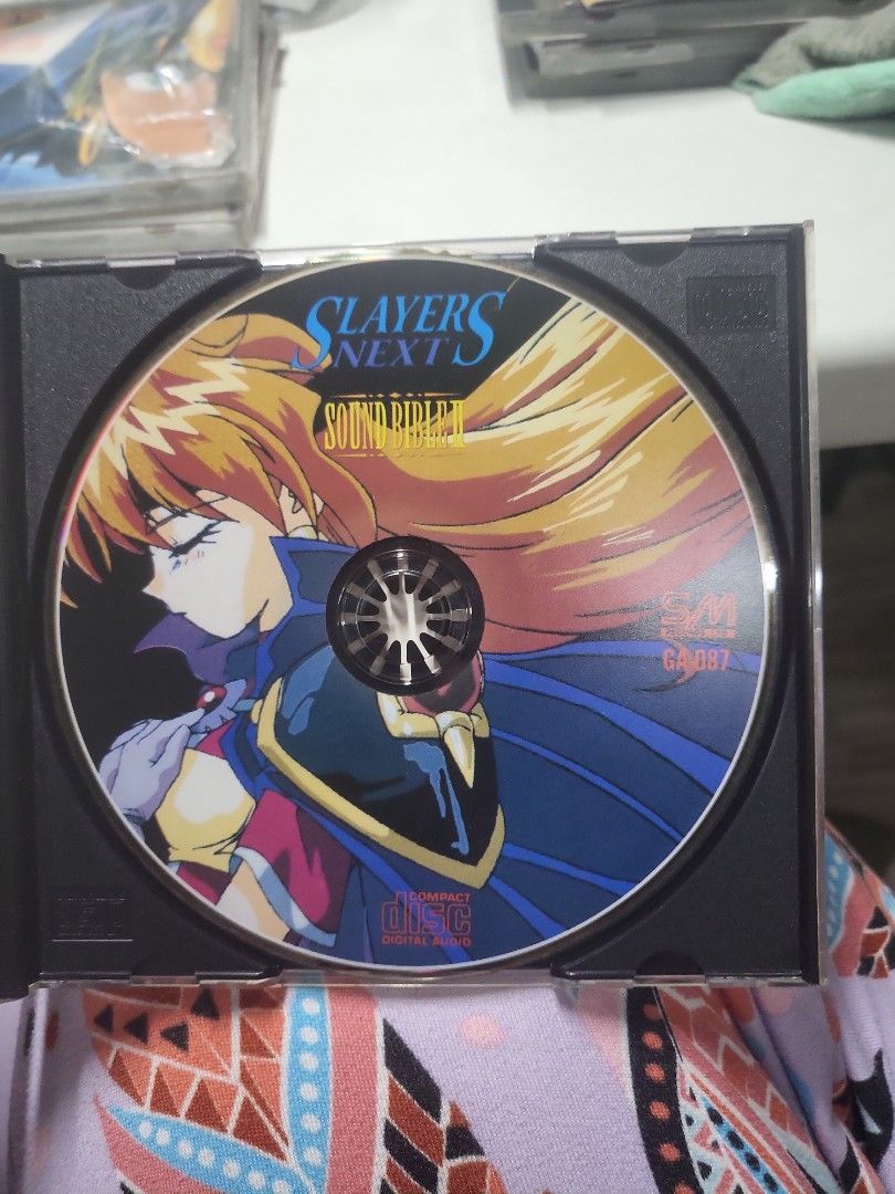 Slayers Next Sound Bible II CD (Category: CDs & DVDs) located in Caloocan City. Submitted by lynette1977 (Listing ID 1422084095, Image 3). Description: - Original Slayers Next Sound Bible II CD - Features soundtrack from the anime series - Includes karaoke versions - CD case has wear and tear.
