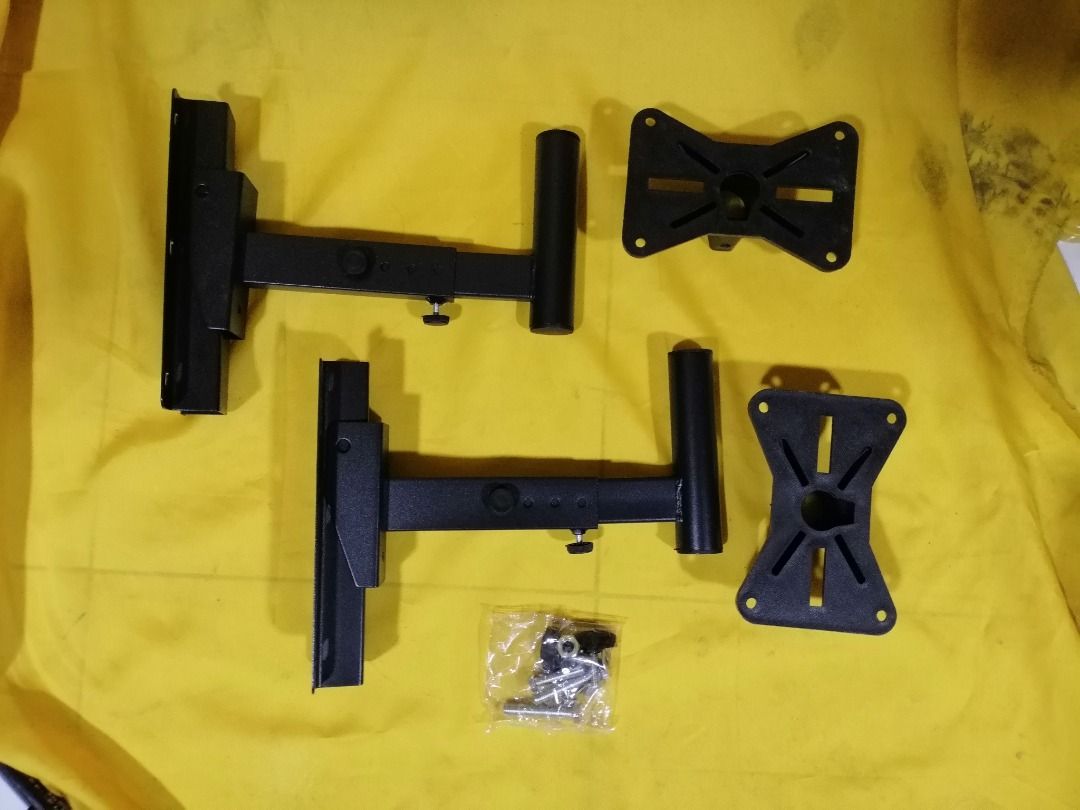 Speaker wall mount bracket (Category: Soundbars, Speakers & Amplifiers) located in Quezon City. Submitted by newwhale.f1c027 (Listing ID 1422232920, Image 2). Description: P700 pares heavy duty metal speakers wall mount bracket Brandnew pick up Lagro fairview Q.C. or via delivery lalamove rider po. Delivery fee sagot po ni buyer. More item for sale.. like or follow my page #BSAonlinestore.