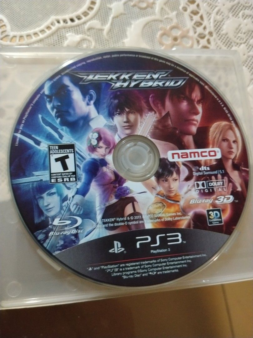 Tekken hybrid ps3 (Category: PlayStation) located in Manila. Submitted by cruzivanpatrick (Listing ID 1422090309, Image 1). Description: tekken hybrid playstation 3 loose collection pm meet up lrt 1 abad santos station deliver kayo mag book g cash or abono rider shipping payment first jrs or lbc pwede rin lbc booking kayo mag book pag sa mga province kayo payment first din bago kayo mag book thanks po check rating always do meet up.