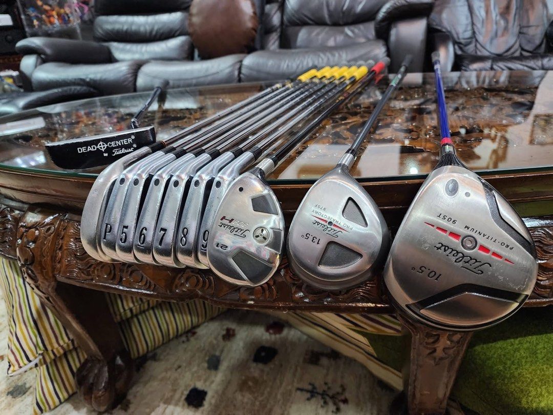 Titleist Golf Set (Category: Golf) located in Paranaque City. Submitted by chips24 (Listing ID 1422232940, Image 1). Description: For Sale Titleist Set *Titleist forged 660 S flex steel shaft irons *Titleist 990 hybrid *Titleist trajectory woods *Titleist Driver 10.5° *Titleist putter *Titleist bag included for only 20.3k pick up Bf Paranaque free shipping within MM..