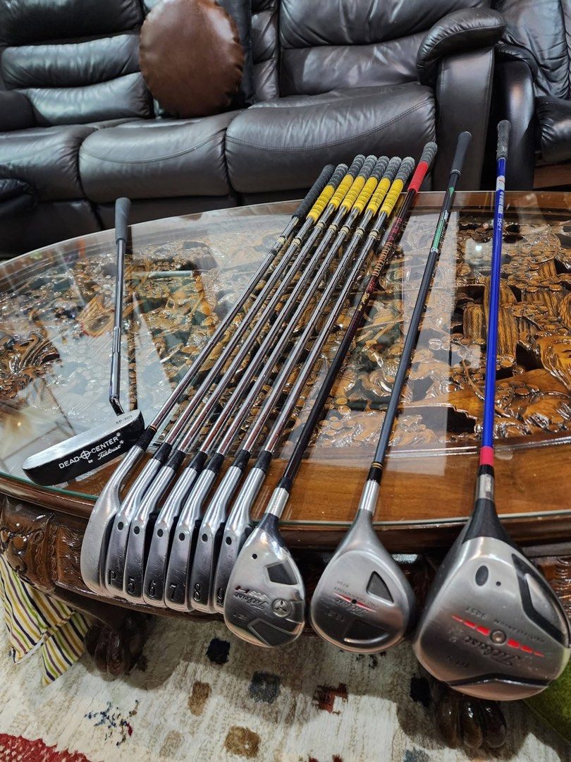 Titleist Golf Set (Category: Golf) located in Paranaque City. Submitted by chips24 (Listing ID 1422232940, Image 2). Description: For Sale Titleist Set *Titleist forged 660 S flex steel shaft irons *Titleist 990 hybrid *Titleist trajectory woods *Titleist Driver 10.5° *Titleist putter *Titleist bag included for only 20.3k pick up Bf Paranaque free shipping within MM..