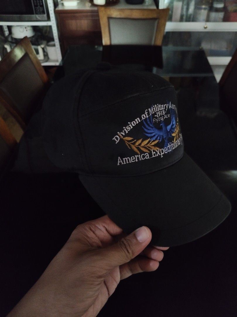 Vintage Military Aeronautics Cap (Category: Caps & Hats) located in Taytay. Submitted by closingtheloop (Listing ID 1422086953, Image 2). Description: - Size: 56-59CM - velcro strap issue: may faded parts lang (please see last pic) 550 plus shipping.
