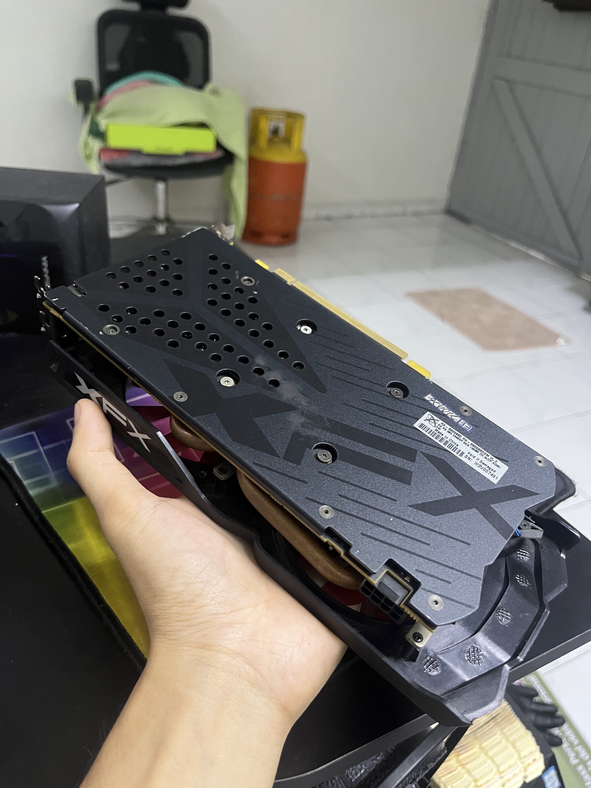 Xfx Gpu Backplate RX580 XFX 2048 sp Graphics Card, Computers & Tech, Parts & Accessories ...