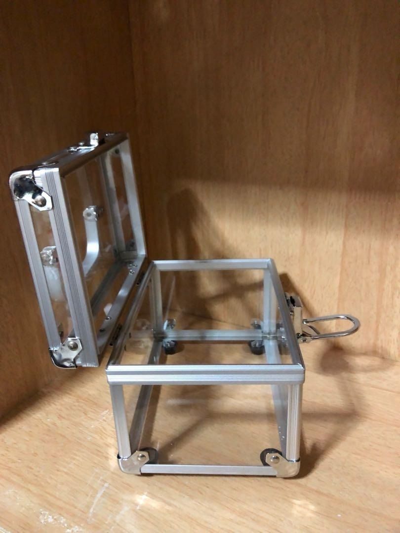 Acrylic Storage Box (Category: Storage Boxes & Baskets) located in Manila. Submitted by summercookie (Listing ID 1422360165, Image 3). Description: Unused stored only 6 3/4" x 4.5" x 4.5".