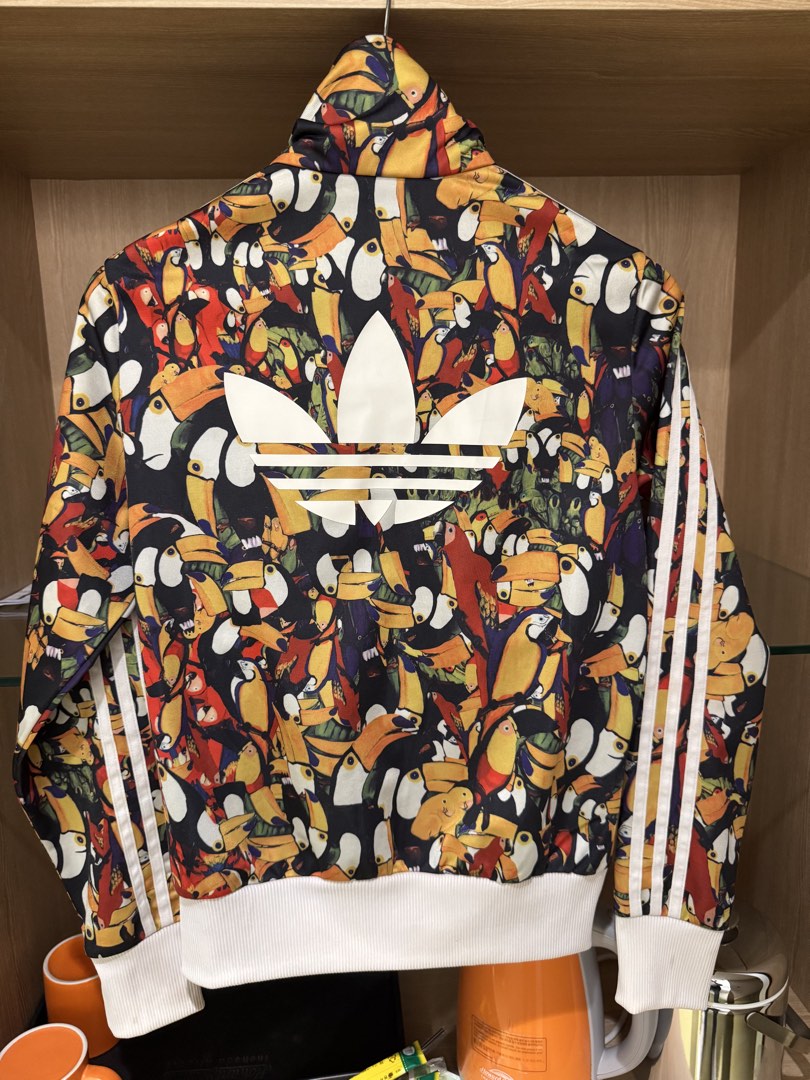 Adidas Toucan Print Track Jacket, Men's Fashion, Coats, Jackets and ...