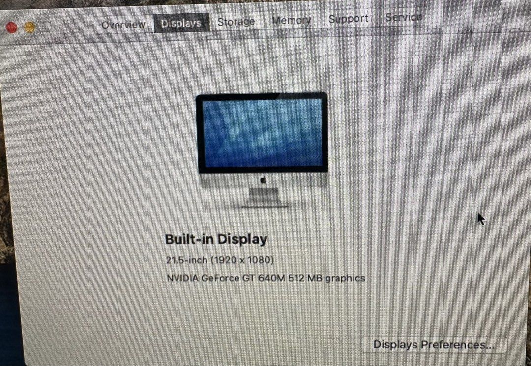 Apple iMac 21.5-inch (Late 2012)