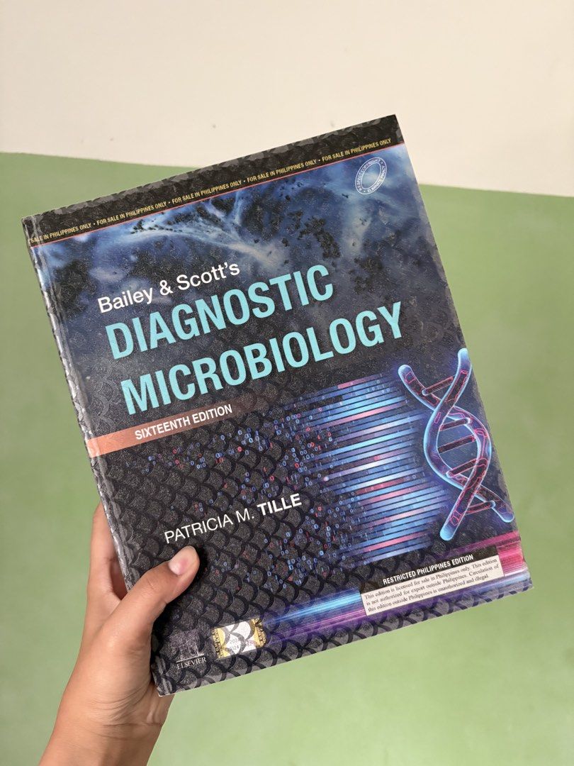 Bailey & Scott's Diagnostic Microbiology 16th Edition (Category: Textbooks) located in Quezon City. Submitted by aipstrfd (Listing ID 1422269849, Image 1). Description: - Never been used, no marks or highlights - Price is negotiable .