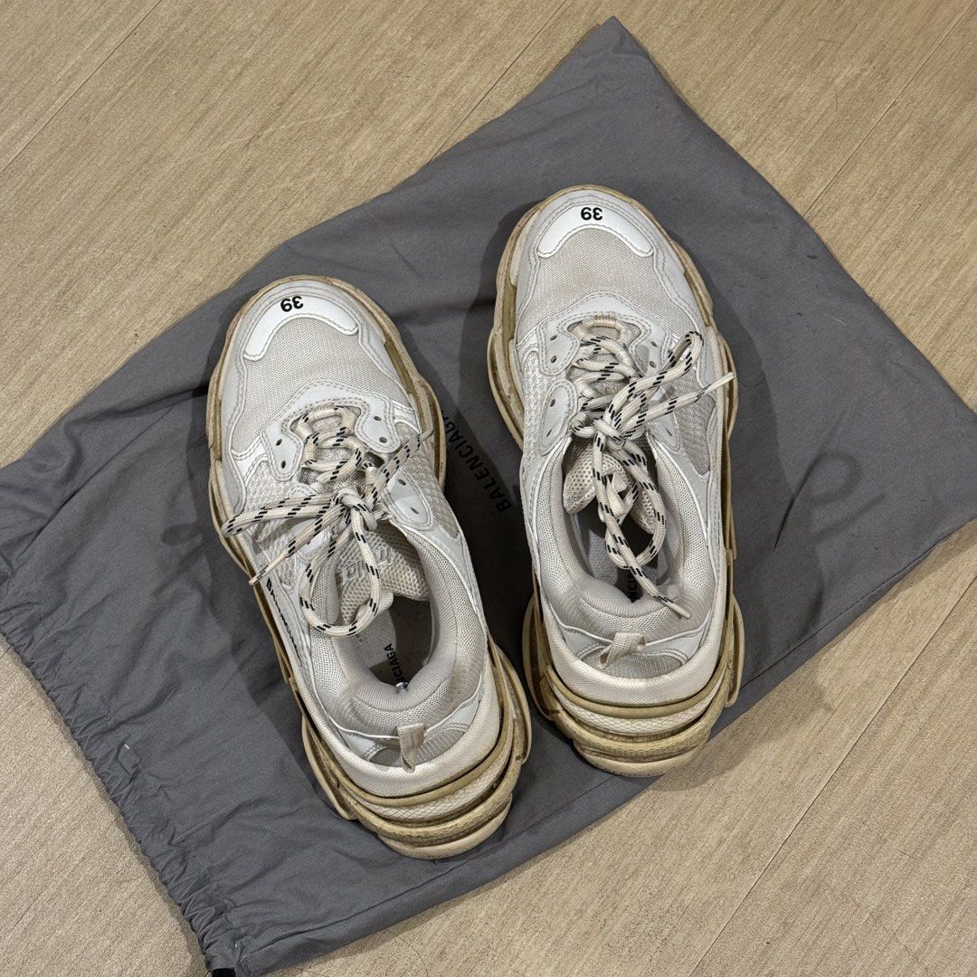 Balenciaga Triple S Sneakers (Category: Sneakers & Footwear) located in Cagayan de Oro. Submitted by sojuhosh (Listing ID 1422322996, Image 2). Description: Balenciaga Triple S — Women’s EU 39 ✓ good condition, just needs deep cleaning ✓ bought in 2021 from ssense, can provide proof ✓ includes original dust bag.
