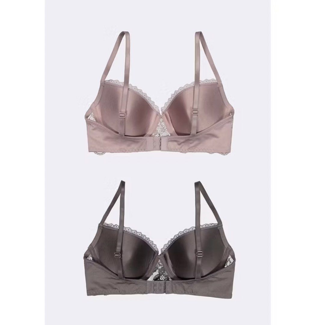 Bench 2-in-1 Push Up Bra Size 40C (Category: Undergarments & Loungewear) located in Antipolo. Submitted by ra0021 (Listing ID 1422334463, Image 2). Description: - Bench 2-in-1 Push-Up Bra - Colors: Lavender and Gray - Elegant Lace Trim - Best-Selling Push-Up Design - Size: 40C RFS: nagkamali ng order ng size. 😅.