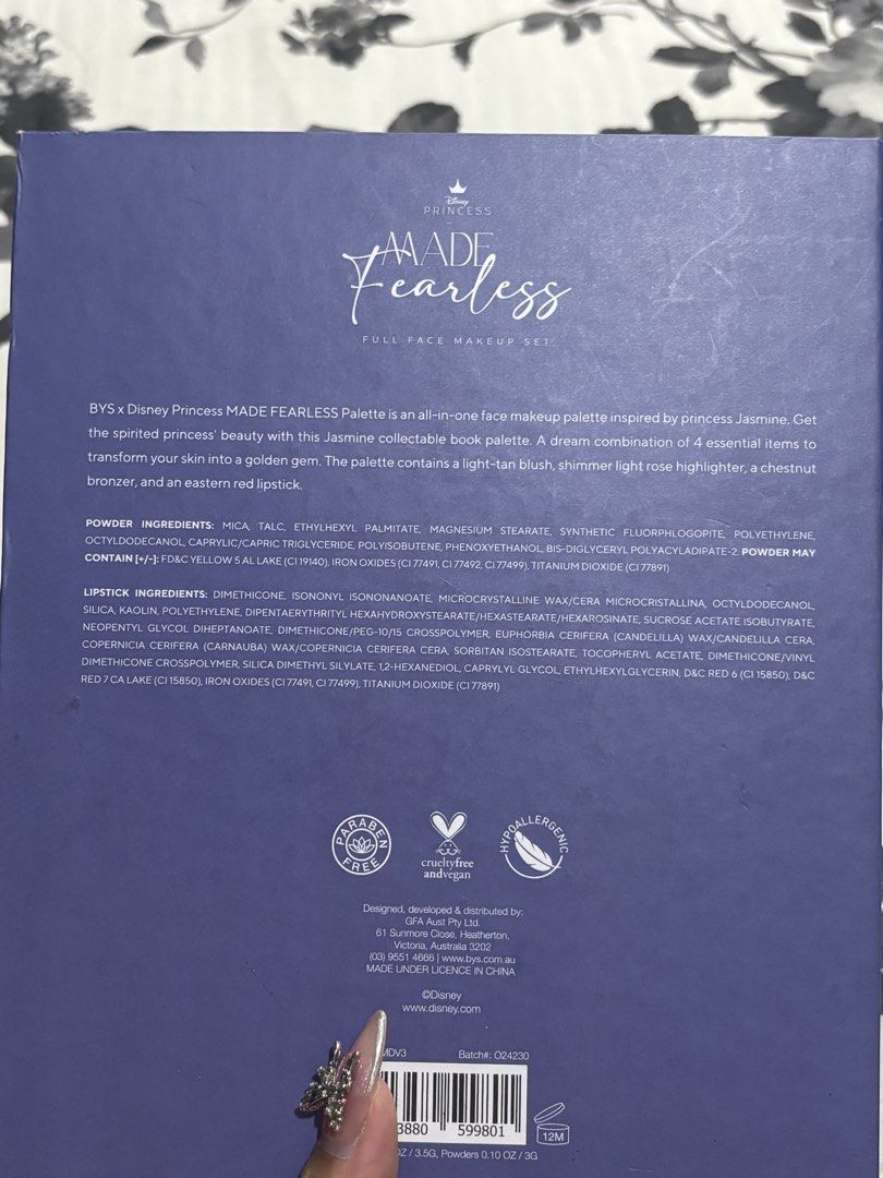 BYS Made Fearless makeup set (Category: Makeup) located in San Jose del Monte. Submitted by pinkdip7 (Listing ID 1422375881, Image 3). Description: 🌸Lipstick 🌸Blush 🌸Highlighter 🌸Bronzer.