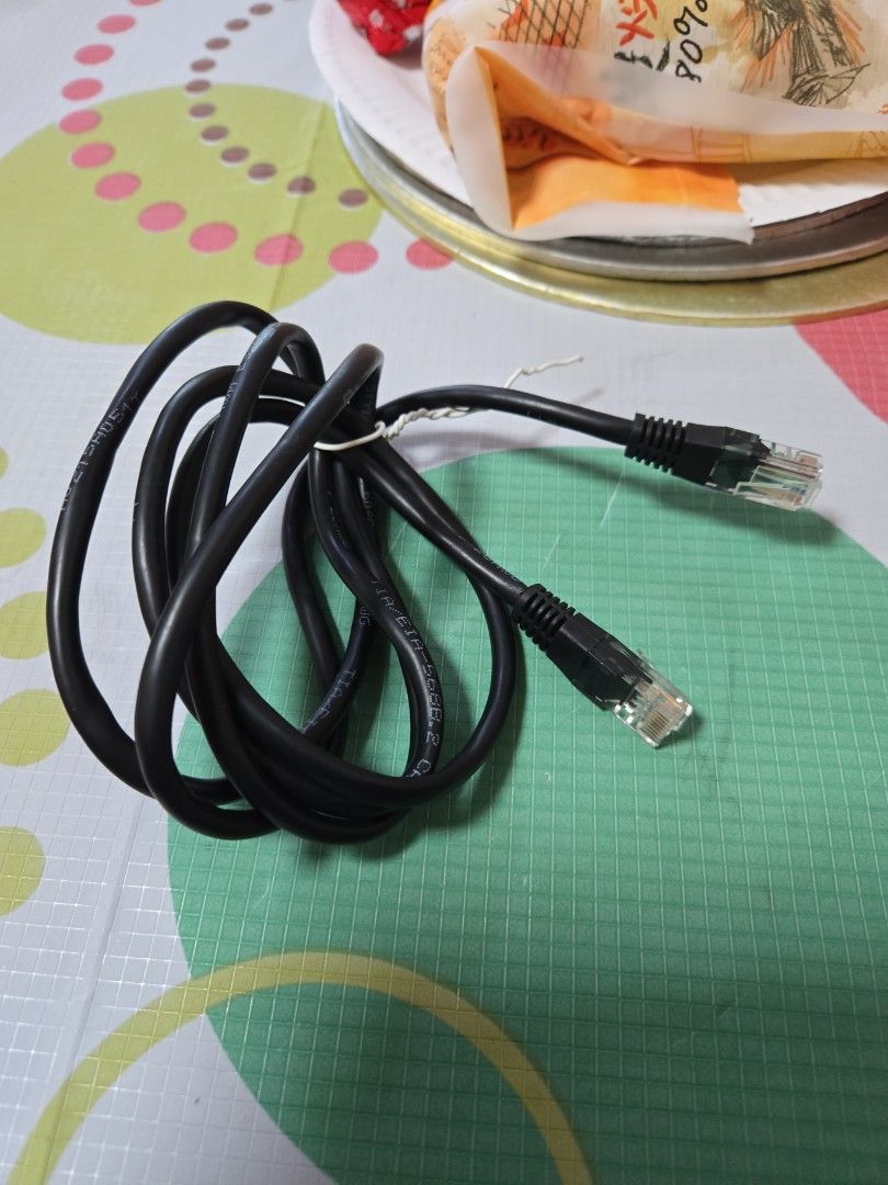 Cat.5e Black Ethernet Cable 2M405967660563845120