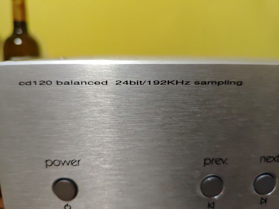 Cd120 Consonance CD120 balanced CD PLAYER, 音響器材, 音樂播放裝置 MP3及CD Player - Carousell