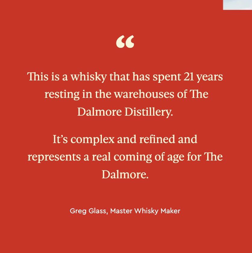 Dalmore 21 w Original Paper Bag (Category: Beverages) located in Taguig. Submitted by prelovedthingstaguig (Listing ID 1422291433, Image 3). Description: The Dalmore 21 Year Old — Brand New Bottle Offering a brand new, sealed bottle of Dalmore 21 Year Old Single Malt Scotch Whisky — a true masterpiece for collectors and whisky connoisseurs. Aged for 21 years in the finest American white oak ex-bourbon casks and finished in rare 30-year-old Matusa
