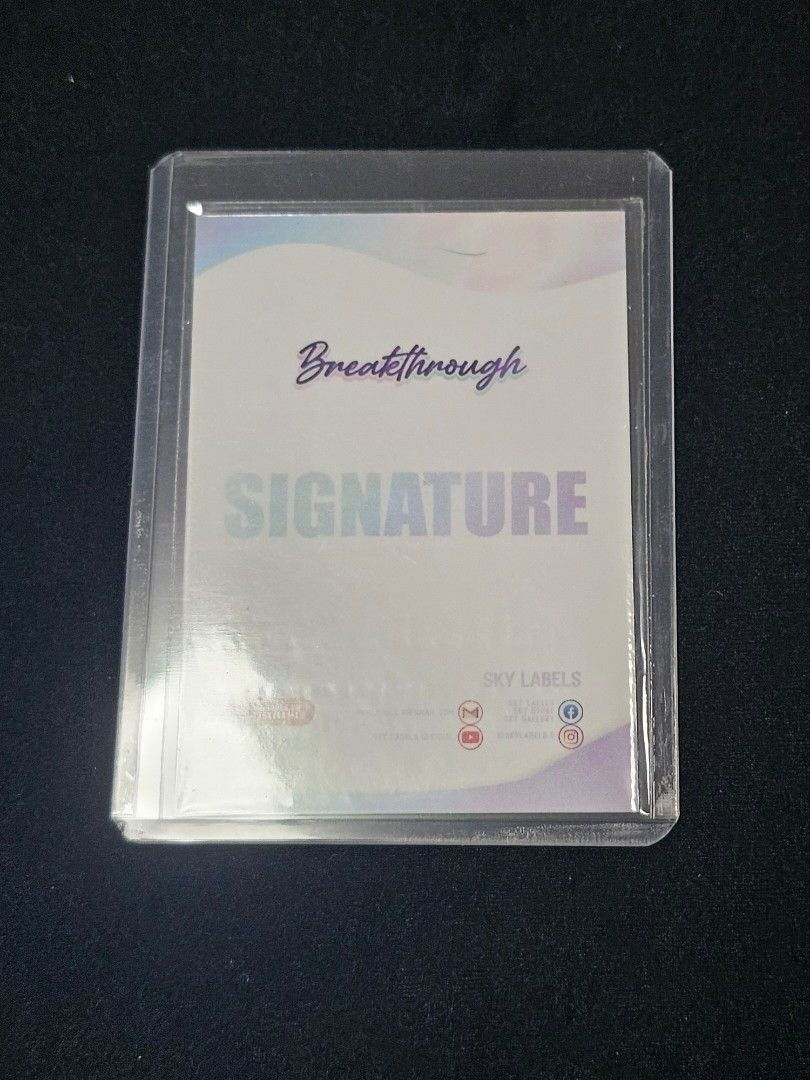 Erling Haaland Breakthrough Signature Card (Custom card), Toys ...