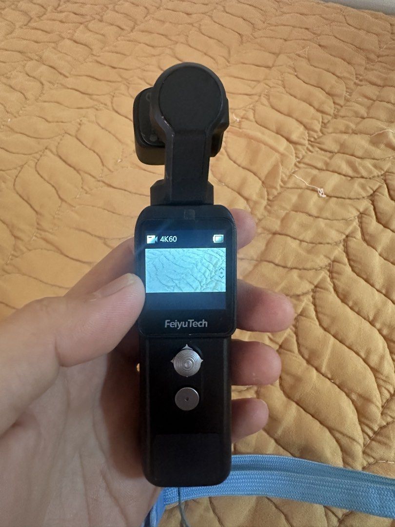 FeiyuTech Pocket 2 Stabilized Camera (Category: Cameras) located in Quezon City. Submitted by mightydroneemperor (Listing ID 1422237411, Image 3). Description: FeiyuTech Pocket 2 Stabilized camera ✅ Like New (no scratches or dents) ✅ Comparable to DJI Osmo Pocket 2 ✅ Complete : Includes original box, manuals, and protective case Used twice during overseas travel to Hong Kong and Taiwan.