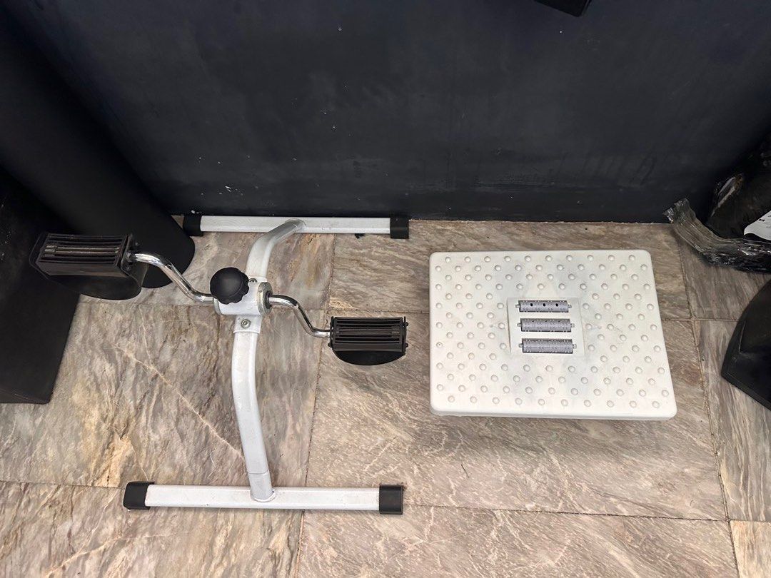 Foot Mini Exercise Set (Category: Cardio & Fitness Machines) located in Quezon City. Submitted by decluttertherapymnl (Listing ID 1422264619, Image 1). Description: For Sale Foot Exercise/Pedal Exercise Tools No issues Ideal for home workouts and rehabilitation Buy these 2 as set for 500 RFS: Unused Pick up Pasig Area Payment online or upon pick up .
