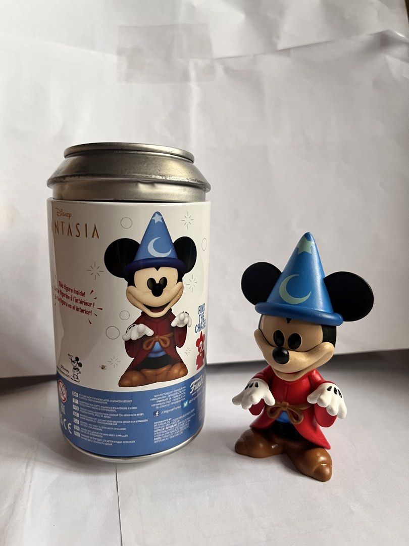 Funko Soda Sorcerer's Apprentice Mickey (Category: Designer & Blind Box Toys) located in Makati City. Submitted by catty.pamy (Listing ID 1422339387, Image 3). Description: - Opened but not displayed - Includes: Figure, can and collectible disk.