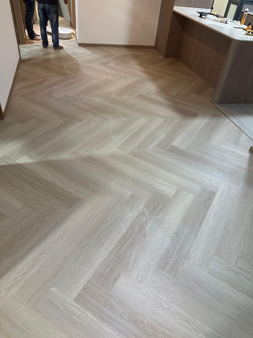Herringbone pattern Vinyl Flooring/ Vinyl supply and installation ...