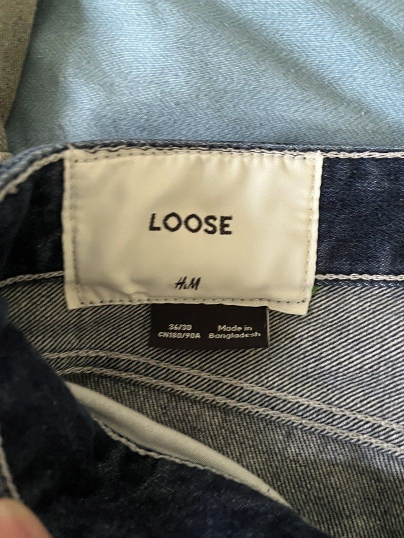 H&M baggy jeans (Category: Jeans) located in Rizal. Submitted by shaggyding55299 (Listing ID 1422311551, Image 3). Description: Barely used hnm jeans super thick denim no issues at all baggy dm me for dimes Payment first thru gcash and shipment thru jnt.