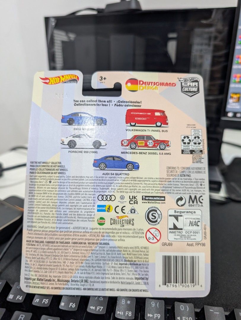 Hot Wheels Deutschland Design Audi S4 Quattro, Hobbies & Toys, Toys ...