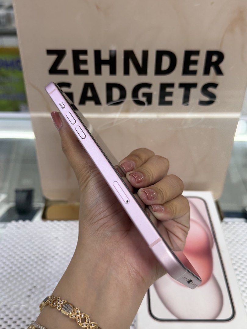 iPhone 15 PLUS 128GB OPENLINE (DUAL SIM) HK VARIANT (Category: iPhone 15 Series) located in San Juan City. Submitted by desireebayal96 (Listing ID 1422267233, Image 3). Description: iPhone 15 Plus (PINK) * 128GB * DUAL SIM * HK VARIANT * OPENLINE * ANY SIM * 87% BATTERY HEALTH (ORIGINAL NOT BOOSTED CAN CHECK 3UTOOLS) * 99% SMOOTH * NO ISSUE * NO HISTORY OF REPAIR * NO ICLOUD ISSUE * NOT REFURBISHED * FACE ID & TRUETONE WORKING * WITH CORD TYPE-C 