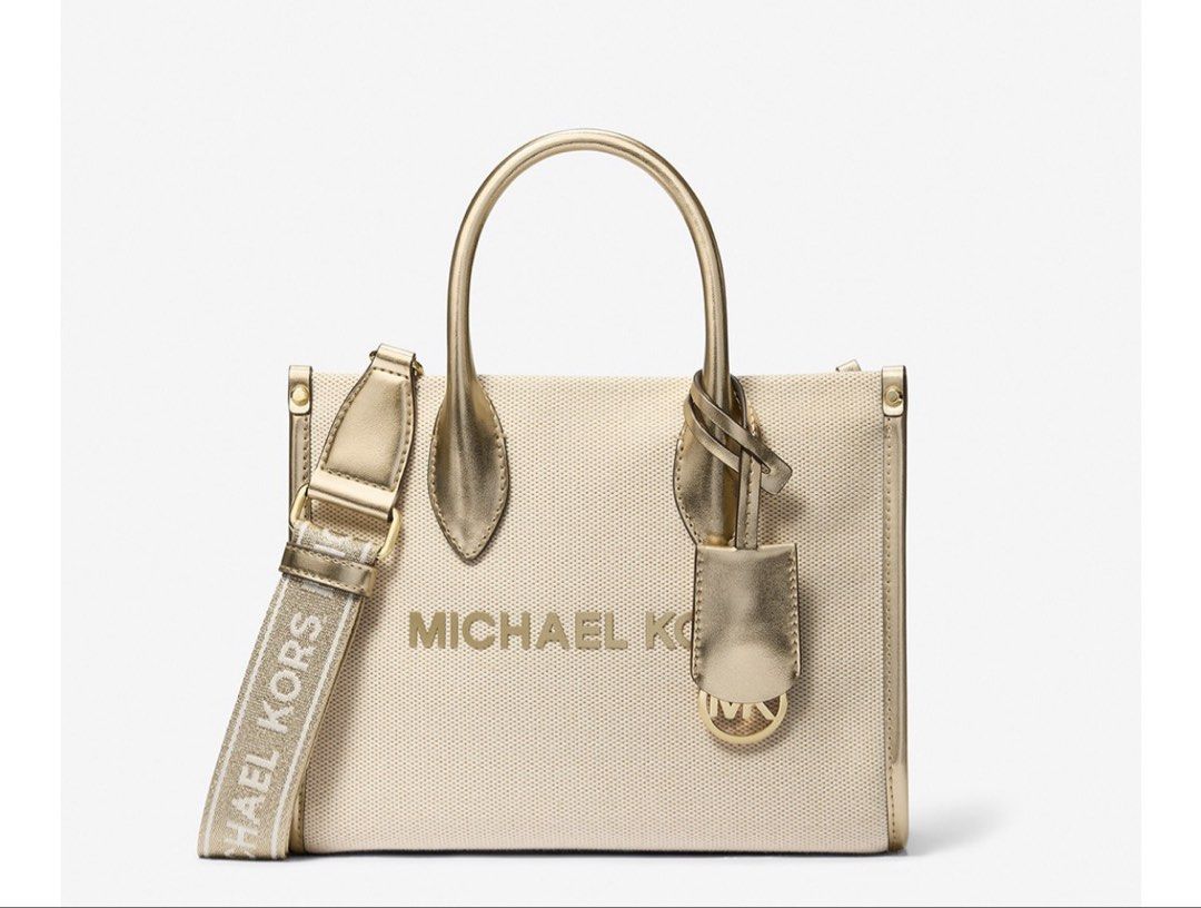 Michael Kors Mirella Canvas Tote Bag (Category: Luxury Bags & Wallets) located in Batangas. Submitted by jmmac (Listing ID 1422245631, Image 3). Description: Brand New 100% Original.